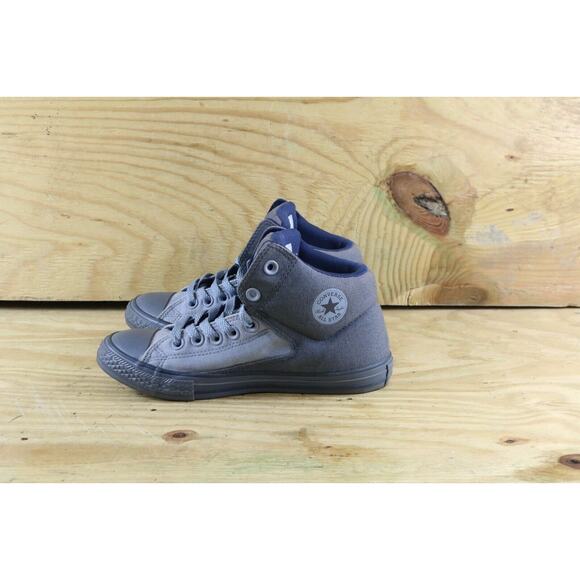Converse Womens Sneakers Sz 6 Axel Mid Blue Gray High Tops Chucks All Stars - Picture 1 of 7